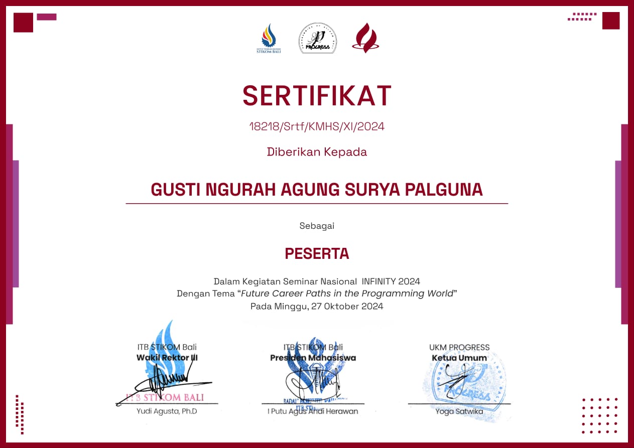 Infinity from UKM Progress